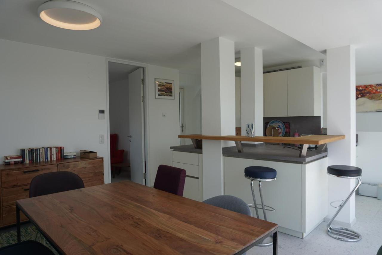 Ferienwohnung Augartenblick Penthauscombo 15/16 - Blick zum Riesenrad Wien Exterior foto
